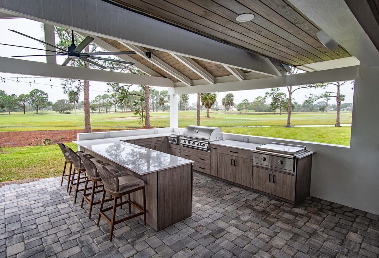 outdoor cabinetry exterior